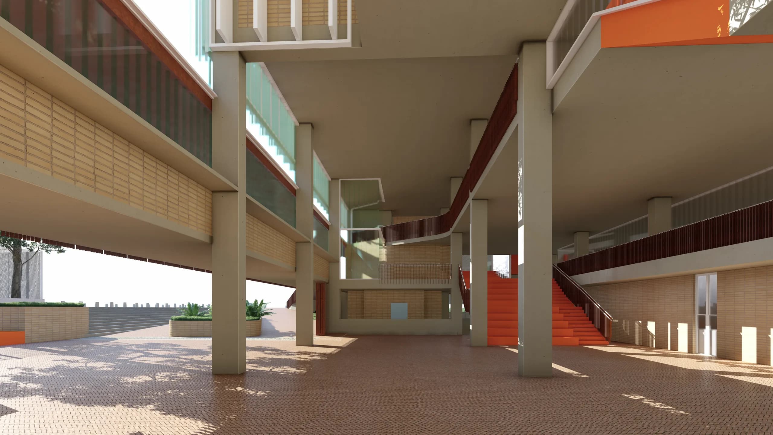 Concurso Colegio Villas del Progreso, Bogotá D.C., Cundinamarca. Imagen 4 de 12.