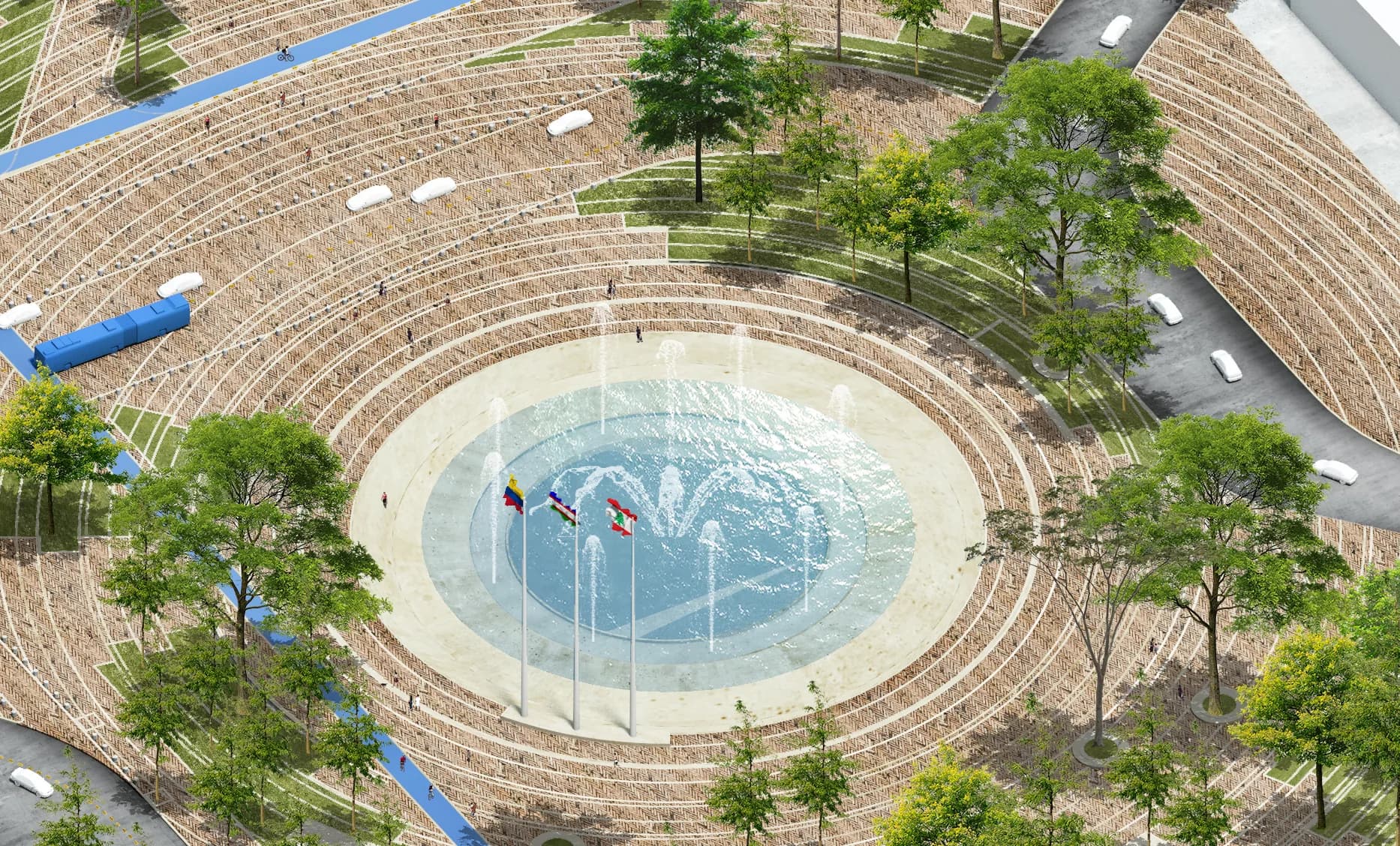 Plaza de los Libaneses, Cali, Valle del Cauca. Imagen 2 de 2.
